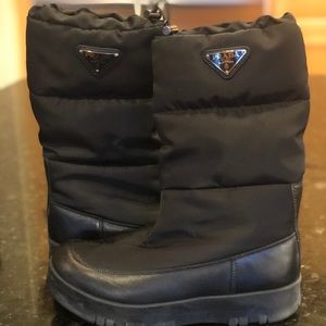 Prada nylon winter snow boots 39.5